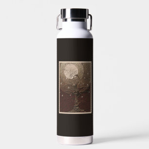 Botella De Agua Luna y estrellas de árbol viejo B