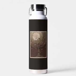 Botella De Agua Luna y estrellas de árbol viejo B