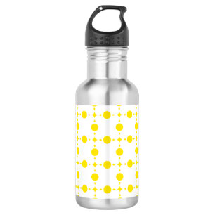 Botella De Agua Lunares amarillos, Patrón de lunares, Lunares, De 