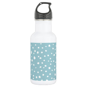 Botella De Agua Lunares de dálmata azules, lunares de dálmata, est