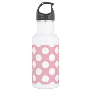 Botella De Agua Lunares rosados, Patrón de lunares, Lunares, Punte