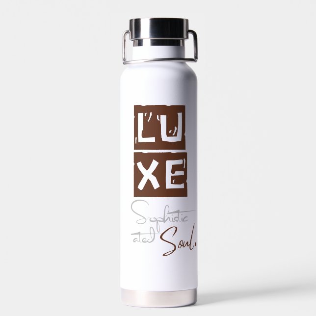 Botella De Agua LUXE Alma Sofisticada (Atrás)