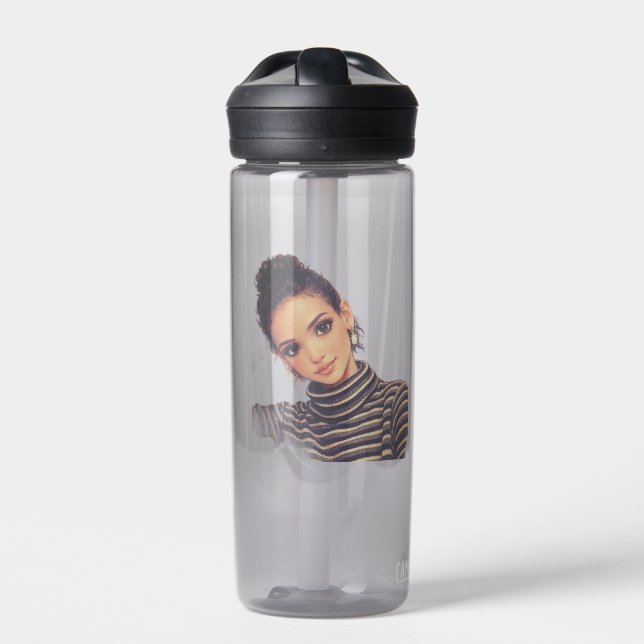 Botella De Agua Luxury Fashion Doll – Elegant Porcelain Style  (Delante)