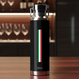 Botella De Agua Luxury Wellness Black Thermal Bottle Italy