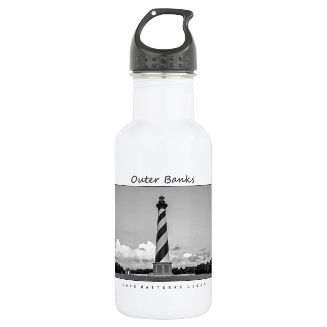 Botella De Agua Luz de Hatteras del cabo (Anverso)