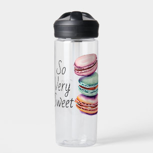 Botella De Agua Macaron de acuarela de época personalizada