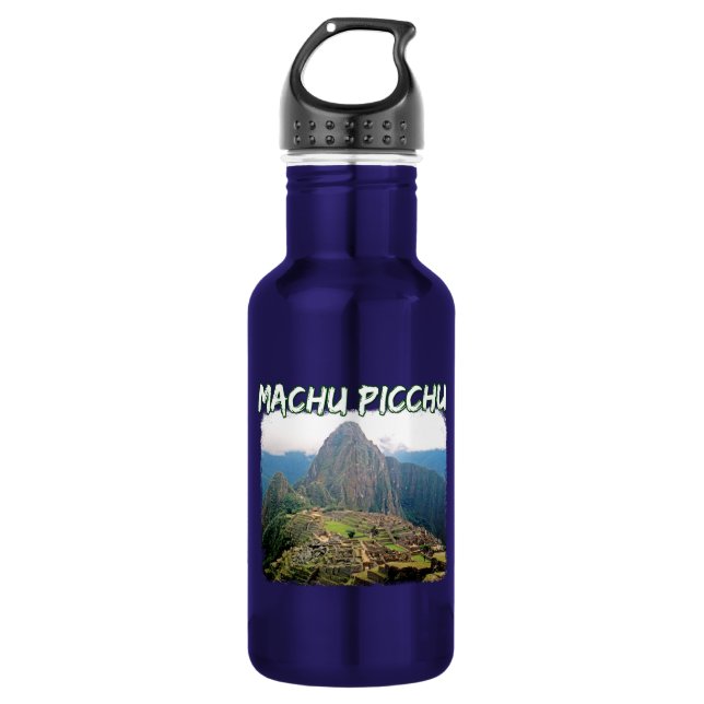 Botella De Agua Machu Picchu Perú - Montaña Huayna Picchu (Anverso)