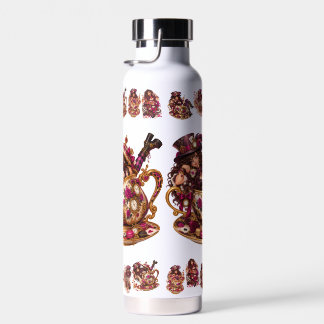 Botella De Agua Mad Tea Party Hatter Girl Wonderland Party (Jana3)