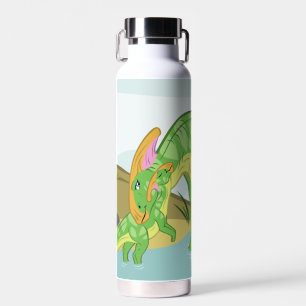 Botella De Agua Madre y bebé de Parasaurolophus