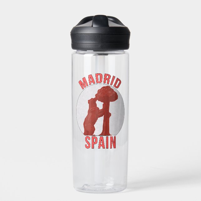 Botella De Agua Madrid España (Delante)