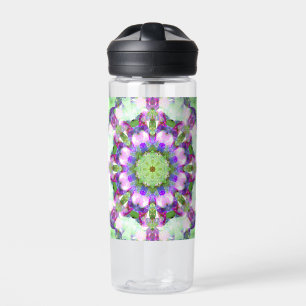 Botella de agua Magenta y Green Mandala