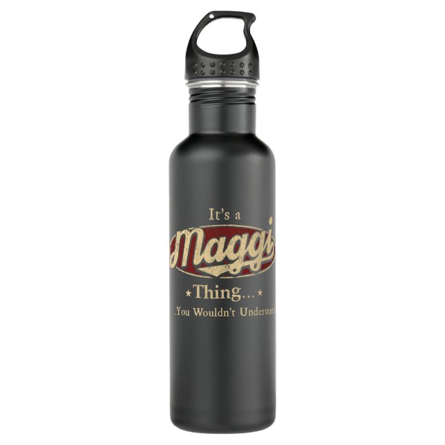 Botella De Agua Maggi Bottle Name Gift (Anverso)