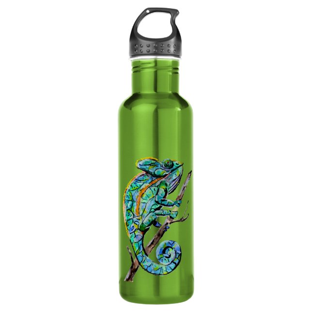 Botella De Agua Magic Chameleon (Anverso)