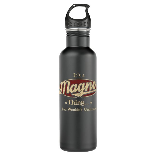 Botella De Agua Magno Bottle Name Gift (Anverso)