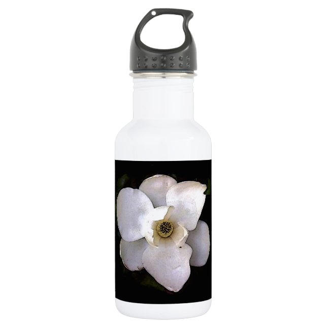 Botella De Agua Magnolia blanca (Anverso)