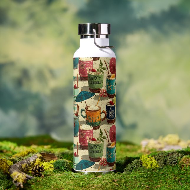 Botella De Agua Mai Tais de Atardecer (Al aire libre (girado))