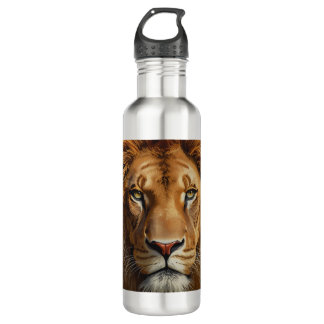 Botella De Agua Majestic Lion Stainless Steel Water Bottle Powerfu