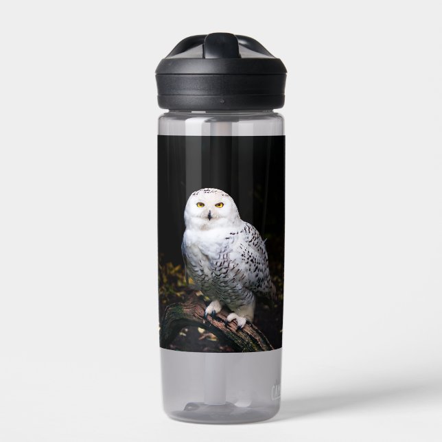 Botella De Agua Majestuoso búho de invierno (Delante)