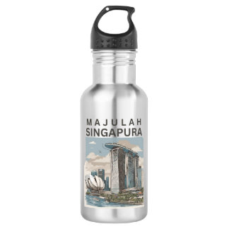 Botella De Agua Majulah Singapore