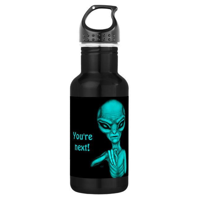 Botella De Agua ¡Mala Alien, eres la siguiente! (Anverso)