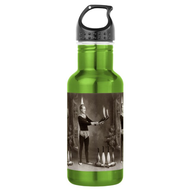 Botella De Agua Malabarista de Fuego Antiguo (Anverso)