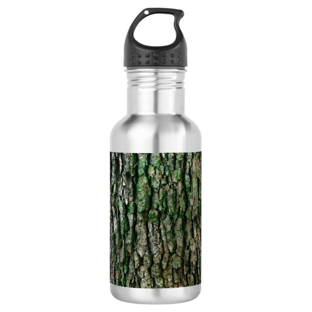 Botella De Agua Maletero de árbol (corteza de madera) (Anverso)