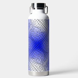 Botella De Agua Malla de distorsión.C01.GBluex4.Líneas negras