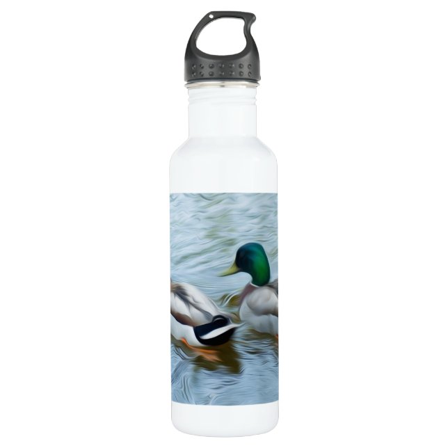 Botella De Agua Mallard Ducks (Anverso)