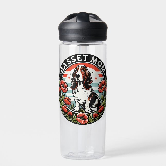 Botella De Agua Mamá Basset (Delante)