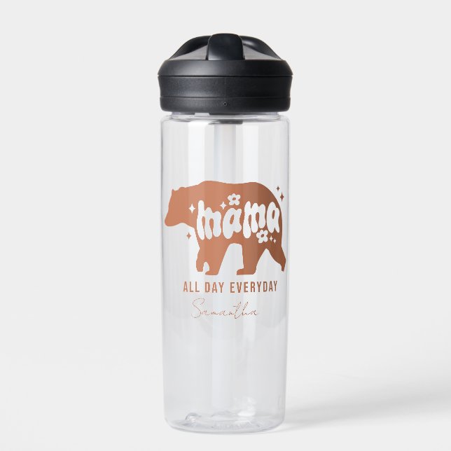 Botella De Agua Mama Bear - Todo el día (Delante)
