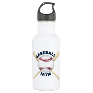 Botella De Agua Mamá de béisbol de moda