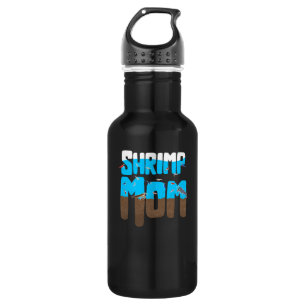 Botella De Agua Mamá del diseño del Mascota camaronero para orgull