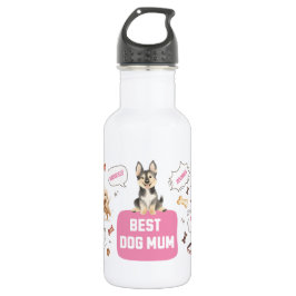 Botella De Agua Mamá del mejor perro