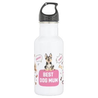 Botella De Agua Mamá del mejor perro