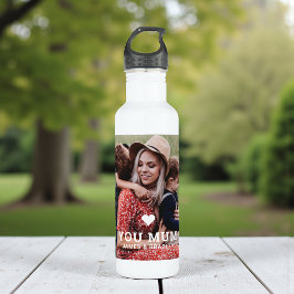 Botella De Agua Mamá foto del Día de la Madre