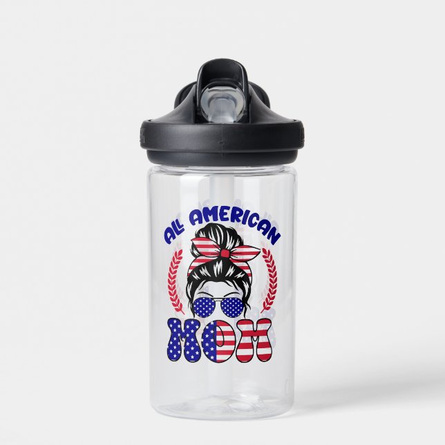 Botella De Agua Mamá toda americana-32169 (Delante)