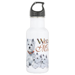 Botella De Agua Mamá West Higland White Terrier