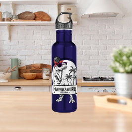 Botella De Agua Mamasaurus Mom T rex Dino Funny Nombre personaliza