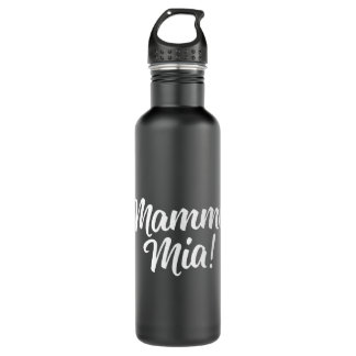 Botella De Agua Mamma Mia - italiano lindo