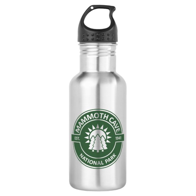 Botella De Agua Mammoth Cave Parque Nacional Árboles solares (Anverso)