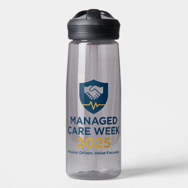 Botella De Agua Managed Care Week 2025 - Camelbak Eddy Bottle (Delante)