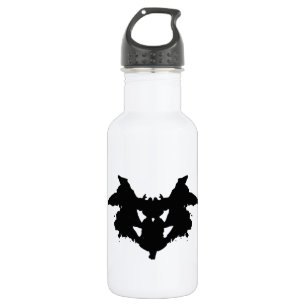 Botella De Agua Mancha de tinta de Rorschach