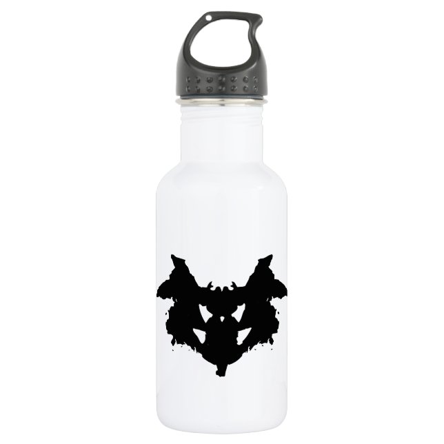 Botella De Agua Mancha de tinta de Rorschach (Anverso)
