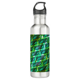 Botella De Agua ¿Mancha verde, arañada, cuadrícula o ladrillo dife