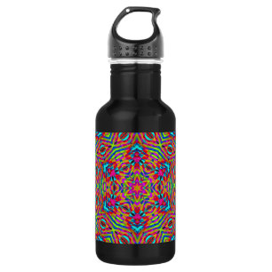 Botella De Agua Mandala colorida
