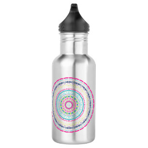 Botella De Agua mandala colorido