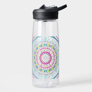 Botella De Agua mandala colorido