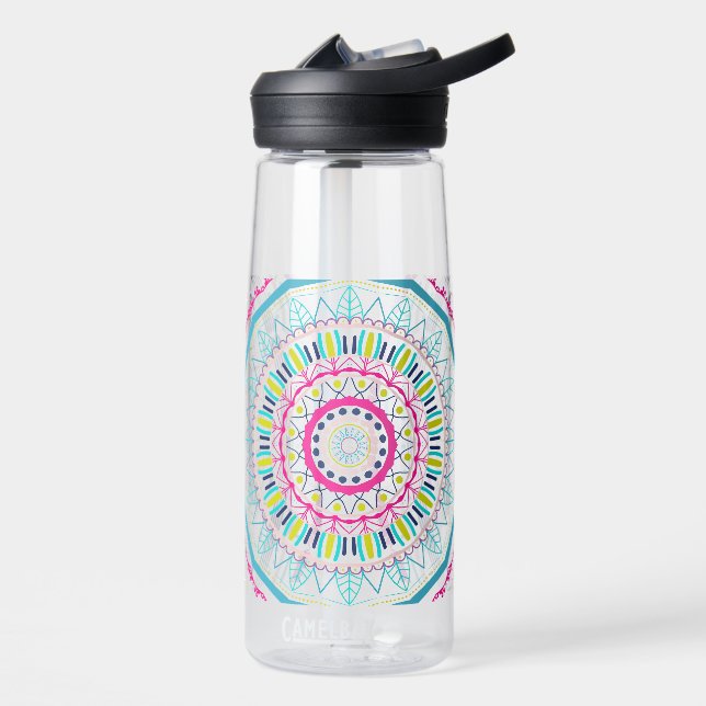 Botella De Agua mandala colorido (Izquierdo)