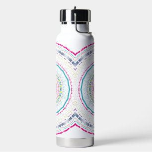 Botella De Agua mandala colorido