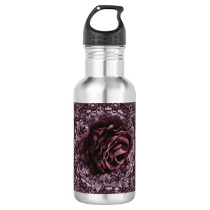 Botella De Agua Mandala de rosa